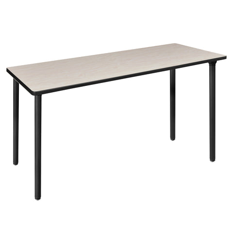 Regency Kee 42 x 24 in. Folding Training Seminar Table Top Black Legs