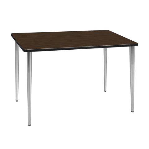 Regency Kahlo 42 x 24 in. Training Seminar Table Top Black Tapered Legs