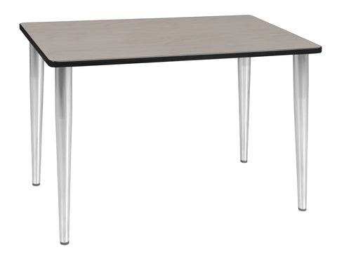 Regency Kahlo 42 x 24 in. Training Seminar Table Top Black Tapered Legs