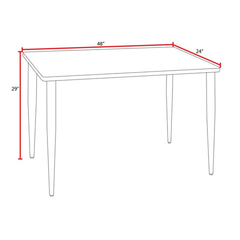 Chrome|Noble Oak / 48 x 24