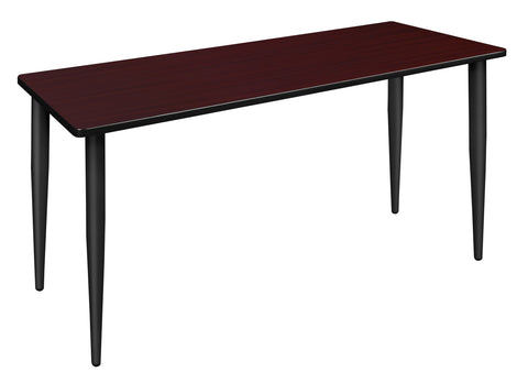 Regency Kahlo 42 x 24 in. Training Seminar Table Top Black Tapered Legs