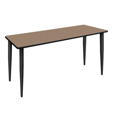 Regency Kahlo 42 x 24 in. Training Seminar Table Top Black Tapered Legs