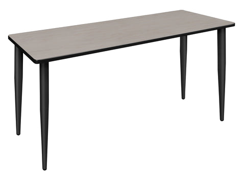 Regency Kahlo 42 x 24 in. Training Seminar Table Top Black Tapered Legs