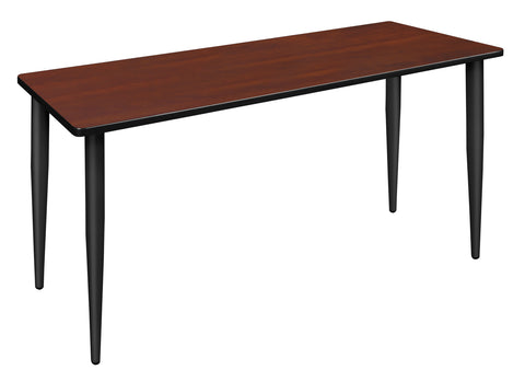Regency Kahlo 42 x 24 in. Training Seminar Table Top Black Tapered Legs