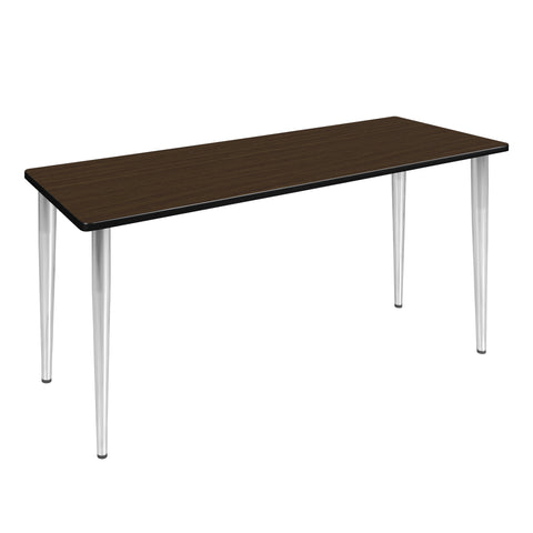 Regency Kahlo 42 x 24 in. Training Seminar Table Top Black Tapered Legs