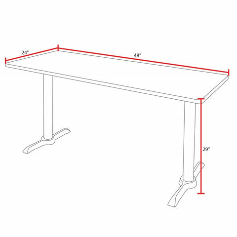 Cherry / Black / 48 x 24