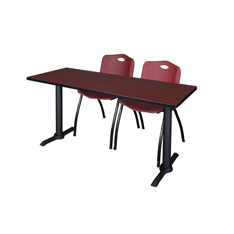Burgundy|Mahogany / 72 x 24