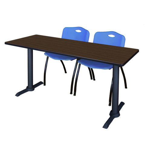 Blue|Neo Walnut / 72 x 24