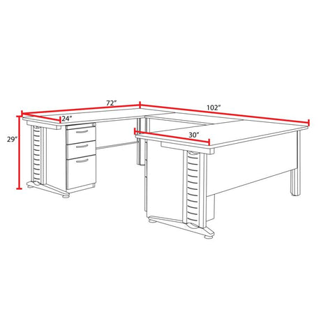 Neo Walnut / 72 x 102