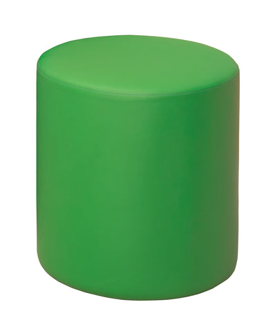 Logan Round Ottoman - 18, Modern Upholstered Pouf for Living Room, Bedroom, and Office - Stylish Accent Furniture, Soft Footstool, Multifunctional Ottoman Seat or Coffee Table