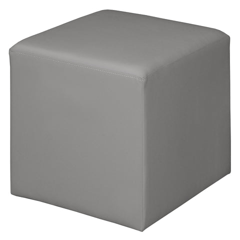 Jean Square Ottoman - 22, Modern Upholstered Pouf for Living Room, Bedroom, and Office - Stylish Accent Furniture, Soft Footstool, Multifunctional Ottoman Seat or Coffee Table