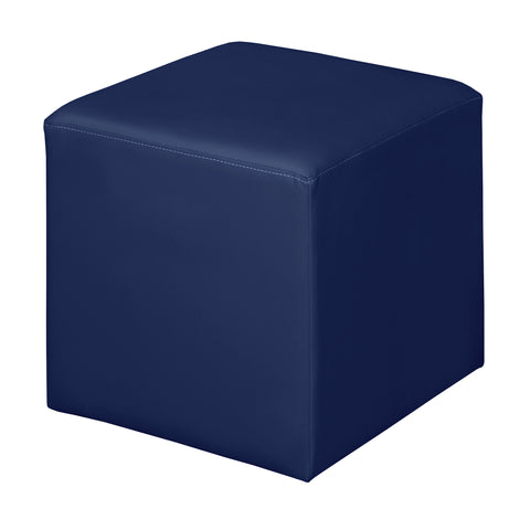 Jean Square Ottoman - 22, Modern Upholstered Pouf for Living Room, Bedroom, and Office - Stylish Accent Furniture, Soft Footstool, Multifunctional Ottoman Seat or Coffee Table