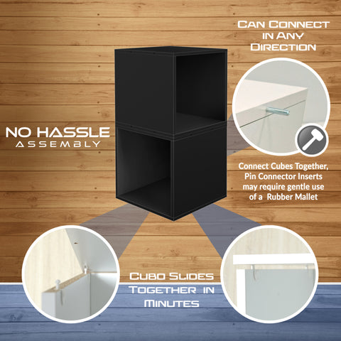 Ebony Black / Full Size 2 Pack