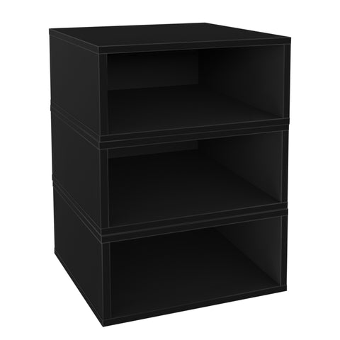 Ebony Black / Half Size 3 Pack