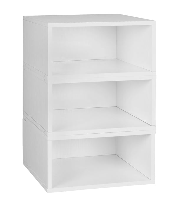 Niche Cubo Storage Organizer Open Bookshelf Set- 3 Half Size Cubes