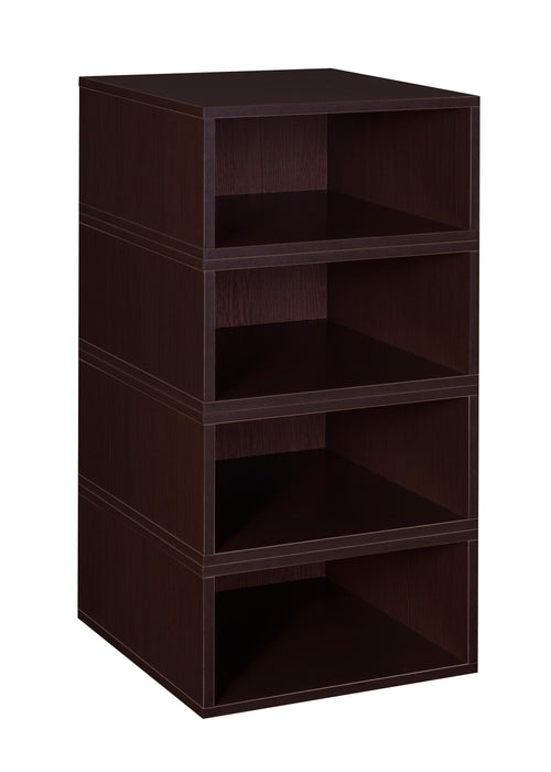 Niche Cubo Storage Organizer Open Bookshelf Set- 4 Half Size Cubes