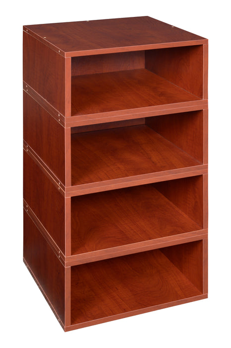 Niche Cubo Storage Organizer Open Bookshelf Set- 4 Half Size Cubes