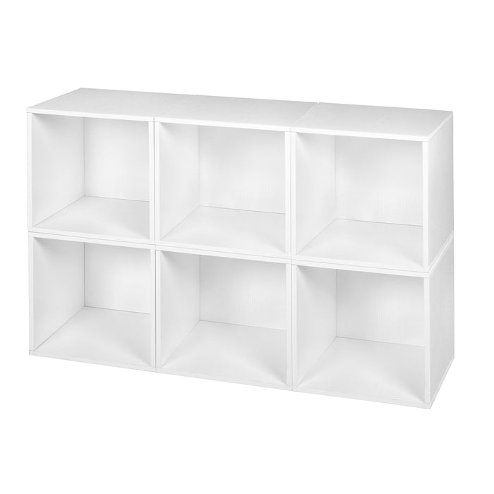 Niche Cubo Storage Organizer Open Bookshelf Set- 6 Cubes