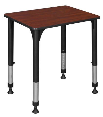 Regency 18.5 x 26 in Rectangle Height Adjustable Classroom School Desk