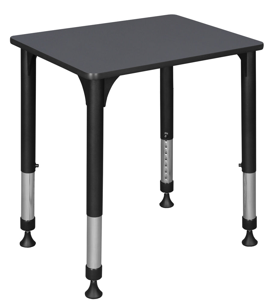 Regency 18.5 x 26 in Rectangle Height Adjustable Classroom School Desk