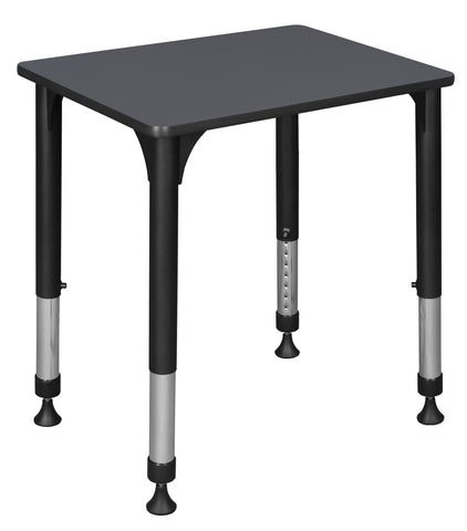 Regency 18.5 x 26 in Rectangle Height Adjustable Classroom School Desk