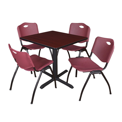 Burgundy|Mahogany / 30 x 30