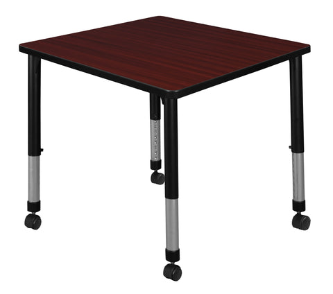Regency Kee 30 in. Square Height Adjustable Mobile Classroom Activity Table