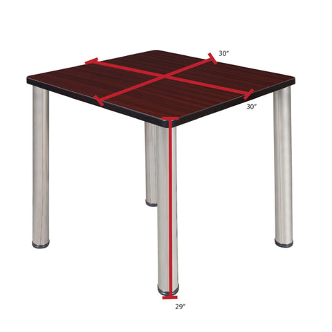 Blue|Chrome|Mahogany / 30 x 30