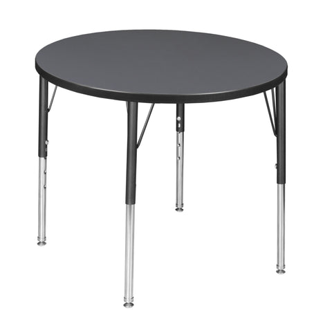 Regency Campus Round Adjustable Height 22-31 in. Classroom Activity Table