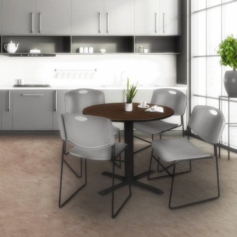 Neo Walnut / Black / 30 x 30