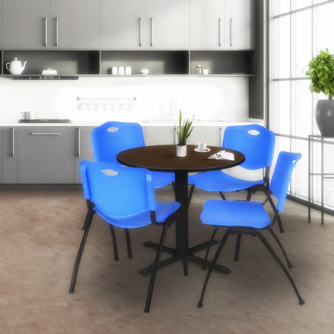 Blue|Neo Walnut / 30 x 30