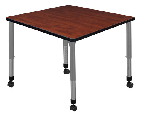 Regency Kee 30 in. Square Height Adjustable Mobile Classroom Activity Table