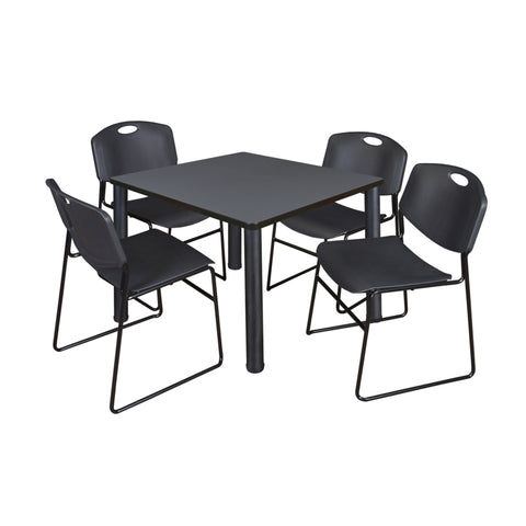 Grey / Black / Black / 36 x 36