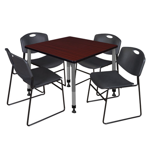 Mahogany / Grey / Black / 36 x 36