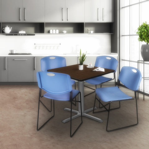 Neo Walnut / Grey / 36 x 36