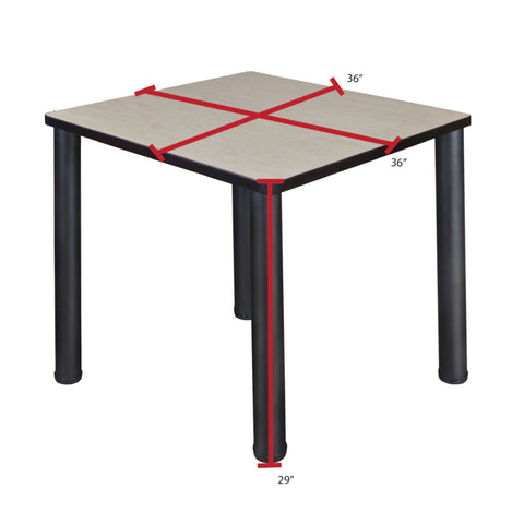 Black|Maple / 36 x 36