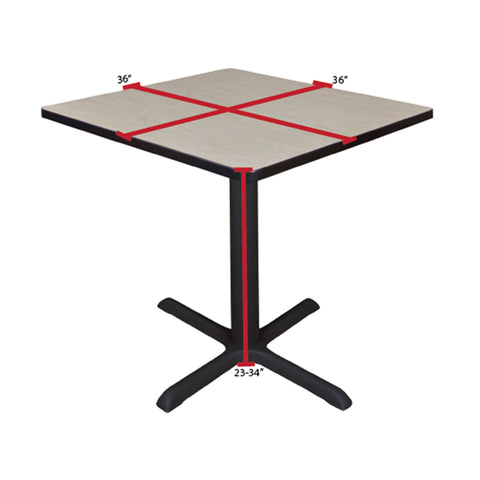 Maple / Black / 36 x 36