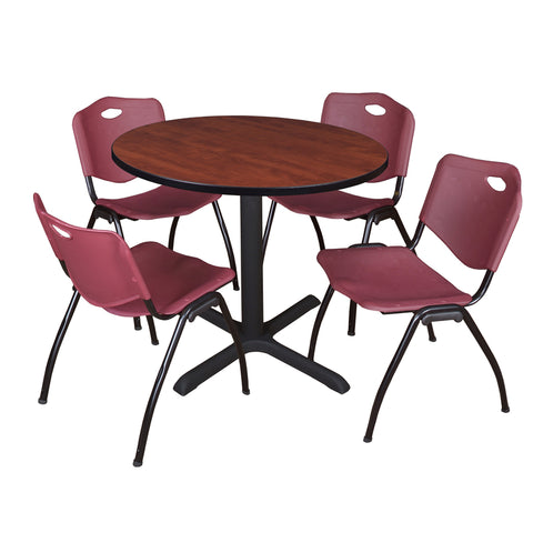 Burgundy|Cherry / 36 x 36