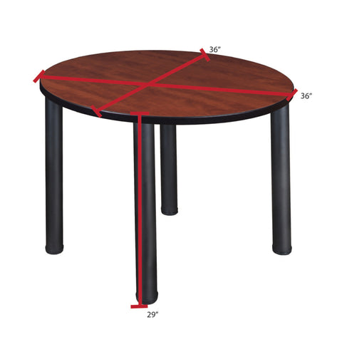 Cherry / Black / Blue / 36 x 36