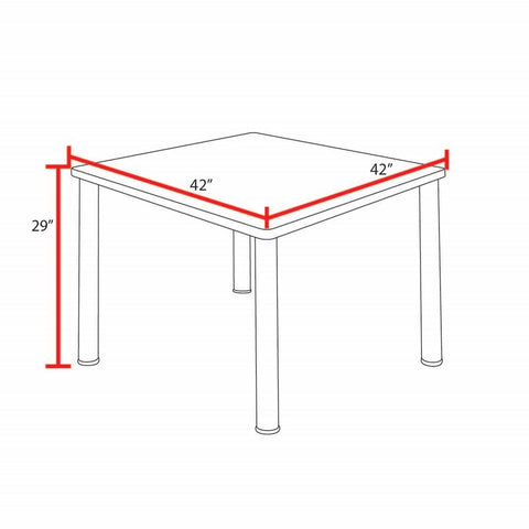 Black|Maple / 42 x 42