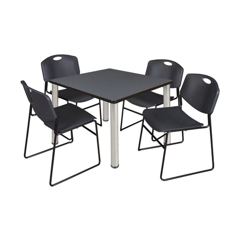 Black|Chrome|Grey / 42 x 42