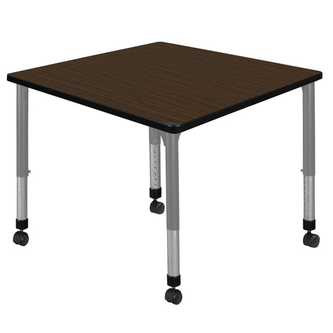 Regency Kee 30 in. Square Height Adjustable Mobile Classroom Activity Table
