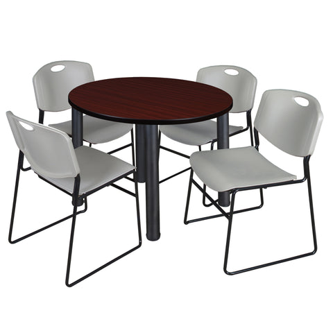 Mahogany / Black / Grey / 42 x 42