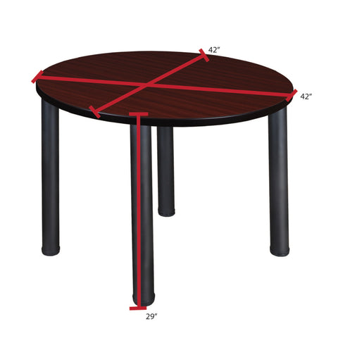 Mahogany / Black / Black / 42 x 42