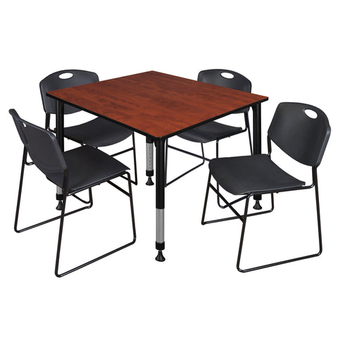 Cherry / Black / Black / 48 x 48