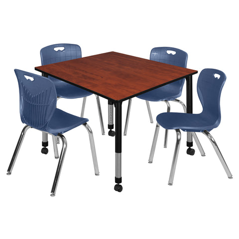 Cherry / Black / Blue / 48 x 48