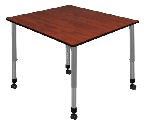 Regency Kee 30 in. Square Height Adjustable Mobile Classroom Activity Table