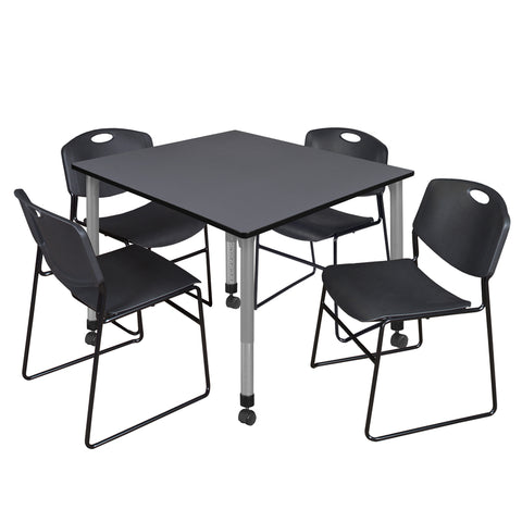 Grey / Grey / Black / 48 x 48
