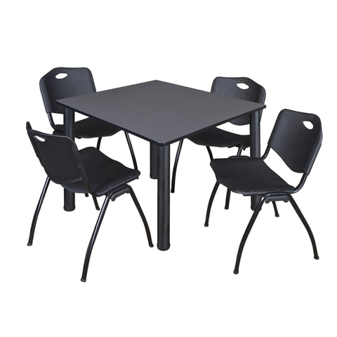 Grey / Black / Black / 48 x 48