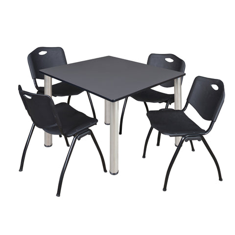 Grey / Chrome / Black / 48 x 48